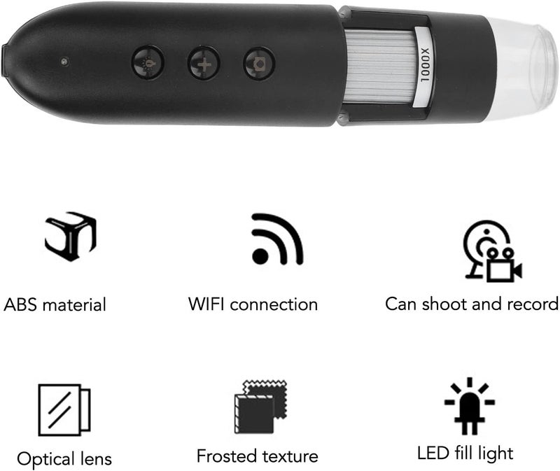 woobles WiFi Digital Microscope, USB Skin Hair Scalp Detector, Scalp Follicle Detector Health Analyzer, 1000X HD Wireless Skin Microscope for Beauty Salon Women Men - Image 5